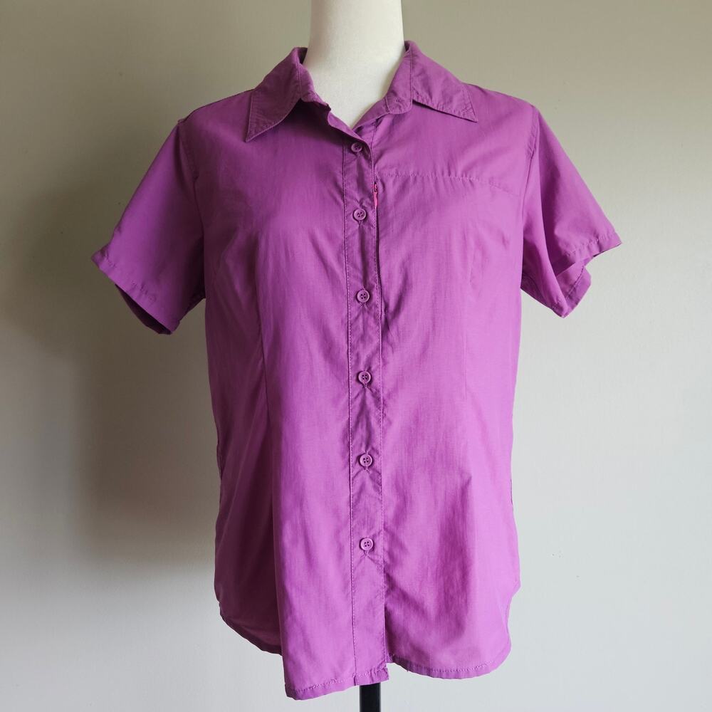 American Outback Shirt‎ Womens M Purple Outdoor Hiking Camping Gorpcore Workwear
